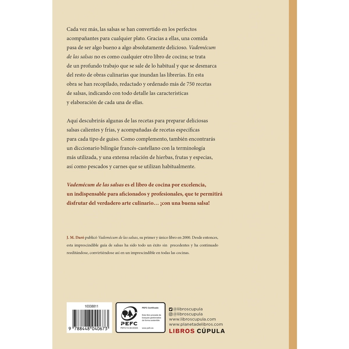 Vademécum de las salsas (Nueva presentación) (Capa mole com abas) 2