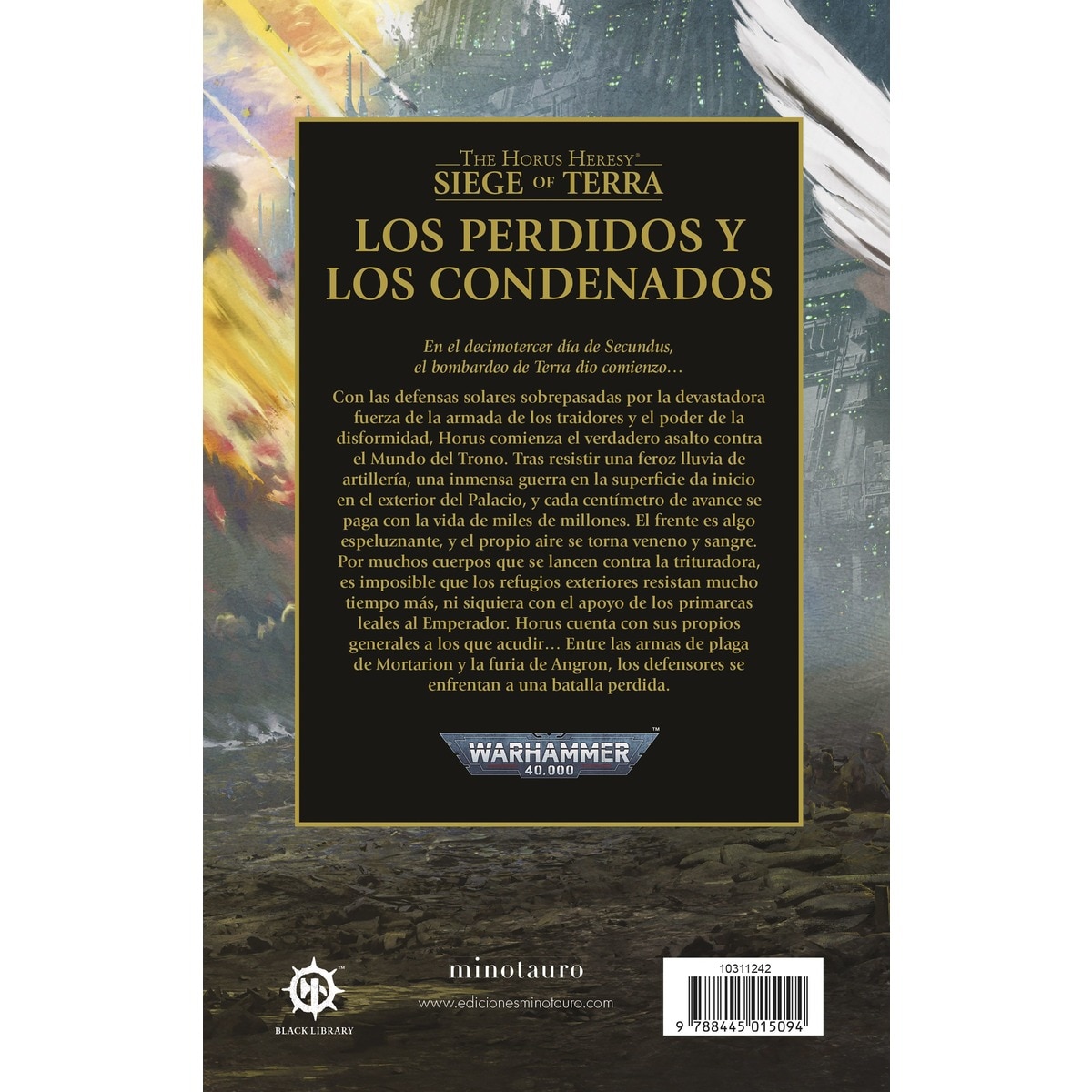 Warhammer The Horus Heresy: Siege of Terra nº 02 Los perdidos y los condenados (Tapa blanda con solapas) 2
