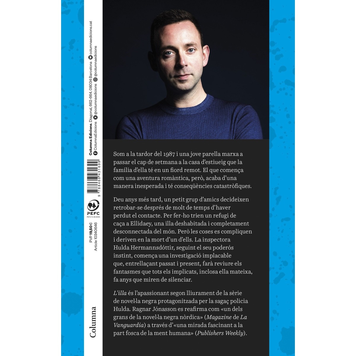 L'illa (Sèrie Inspectora Hulda 2) (Capa mole com abas) 2