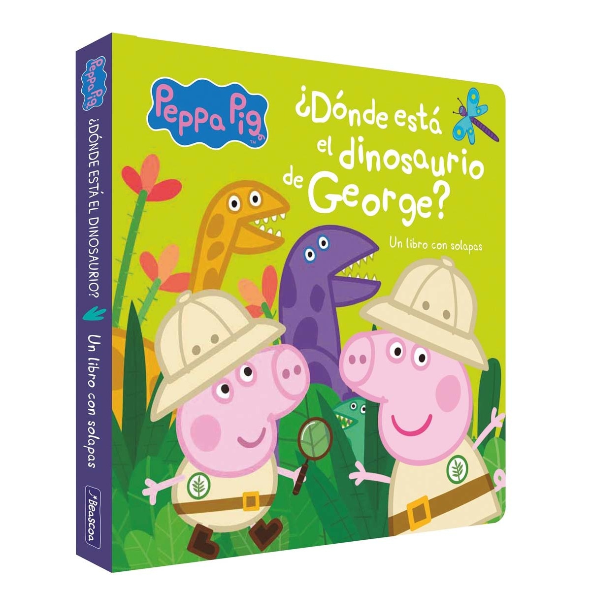 Imagem 0 de Peppa Pig. Libro de cartón con solapas - ¿Dónde está el dinosaurio de George?: Un libro de cartón con solapas