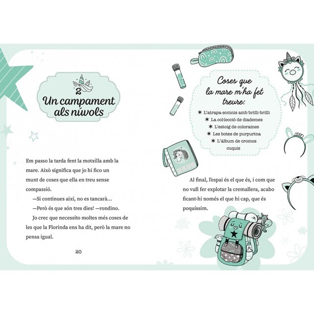 Unicòrnia 5 - Uns campaments als núvols: Primeres lectures en català (Capa mole) 4