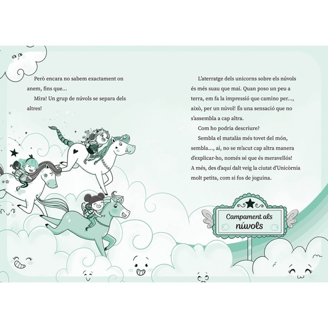 Unicòrnia 5 - Uns campaments als núvols: Primeres lectures en català (Capa mole) 6
