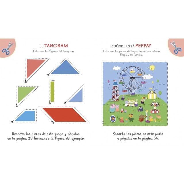 Peppa Pig. Cuaderno de vacaciones . - De vacaciones con Peppa (5 años): (¡con pegatinas muy divertidas!)  (Tapa blanda) 2
