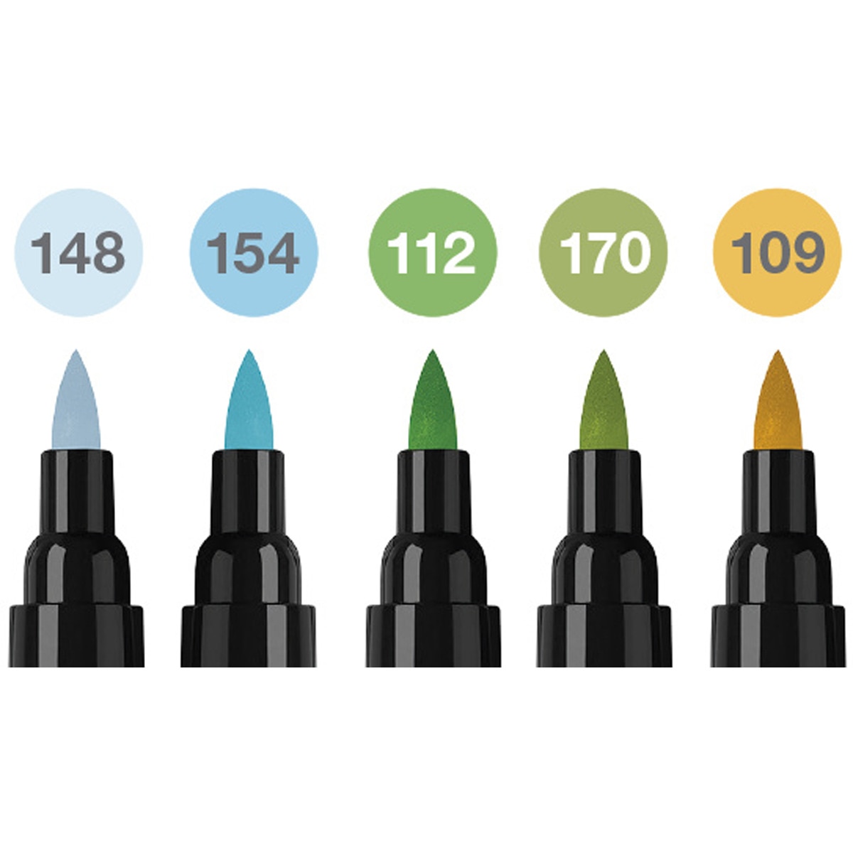 Pack 5 rotuladores doble punta tinta china Dual Marker Faber-Castell animal Multicolor-3