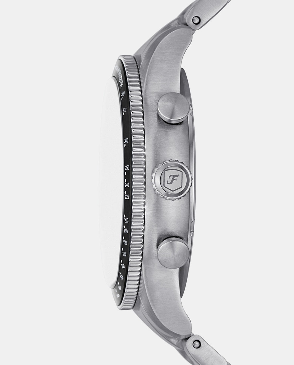 Relógio FS6045 Cronógrafo de Aço Preto-3