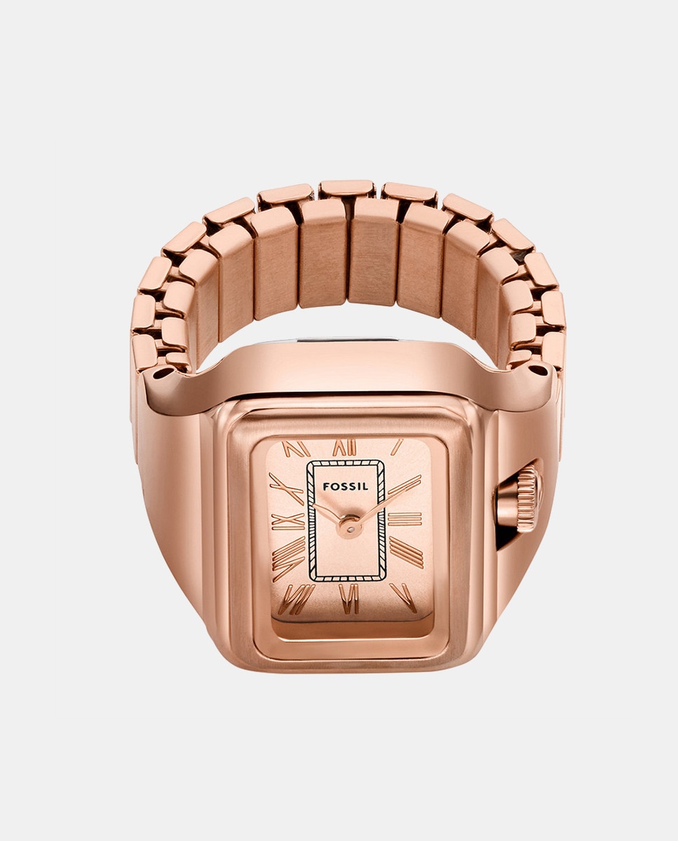 Relógio Anel ES5345 de Aço - Dourado Rosa Rosa-3
