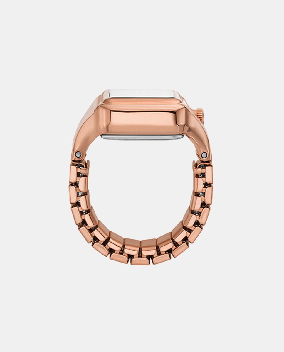 Relógio Anel ES5345 de Aço - Dourado Rosa Rosa-4