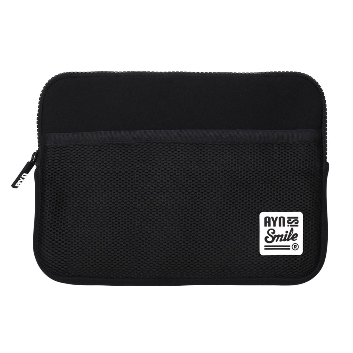 Funda negra de neopreno Smile Fitness para portátiles o tablets hasta 13" Negro-1