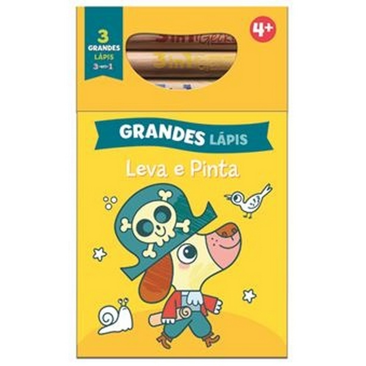 Leva e Pinta com Grandes Lápis - Cão 1