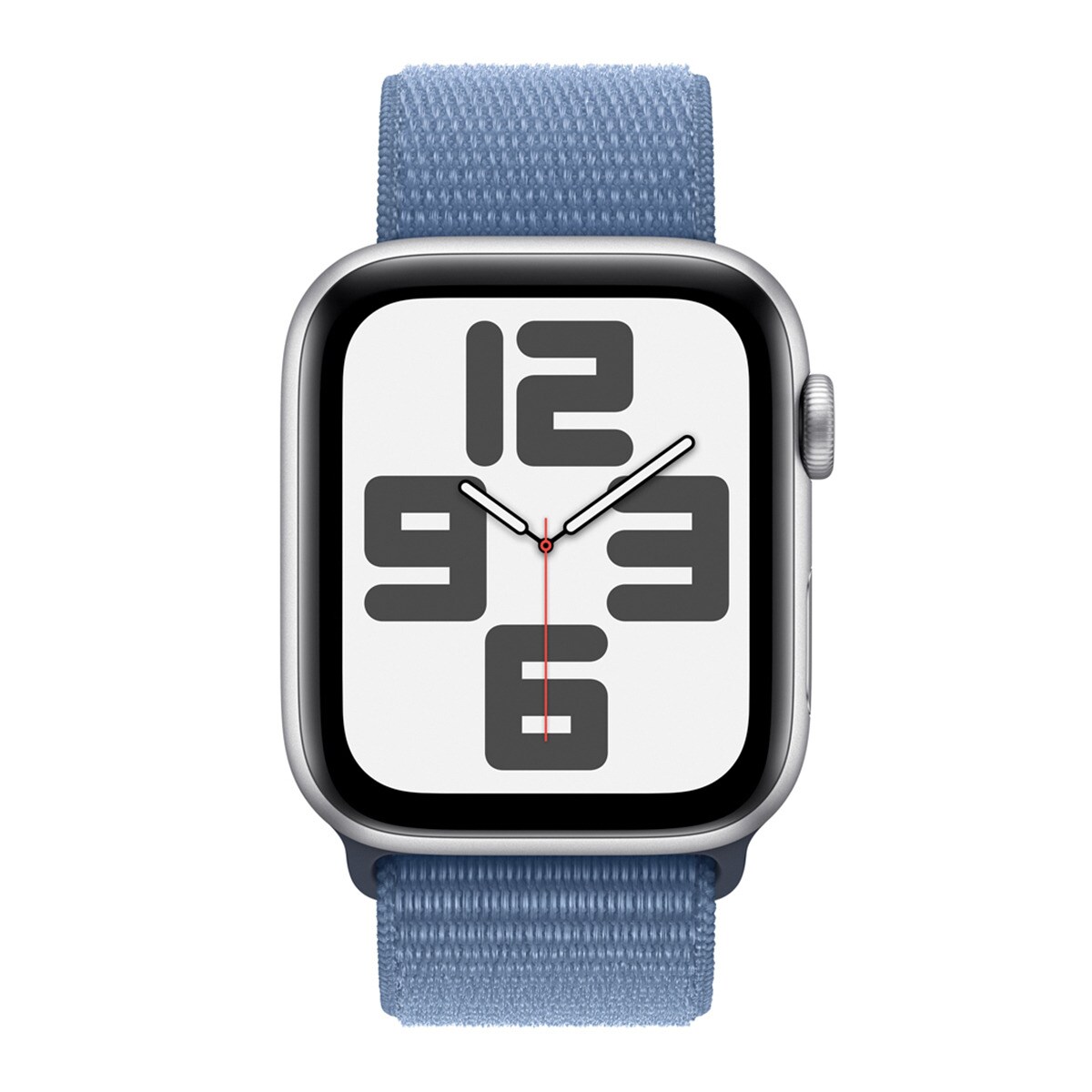 Apple Watch SE2 GPS + Cellular 44 mm Alumínio Prateado com Bracelete Desportiva Azul inverno Prata-2