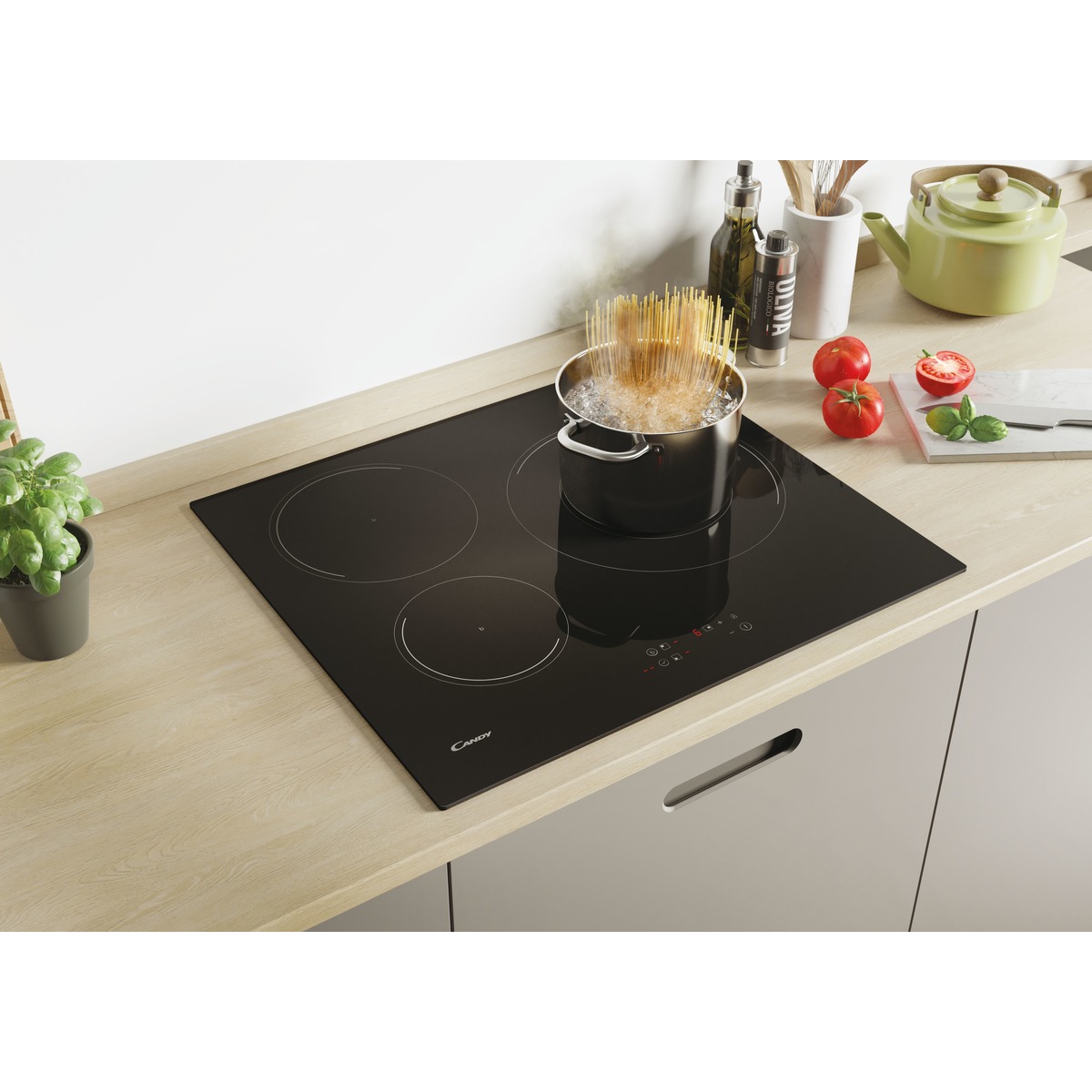 Conjunto de horno pirolítico + Placa de inducción Candy - PCI26PCXCI633C Inox-5