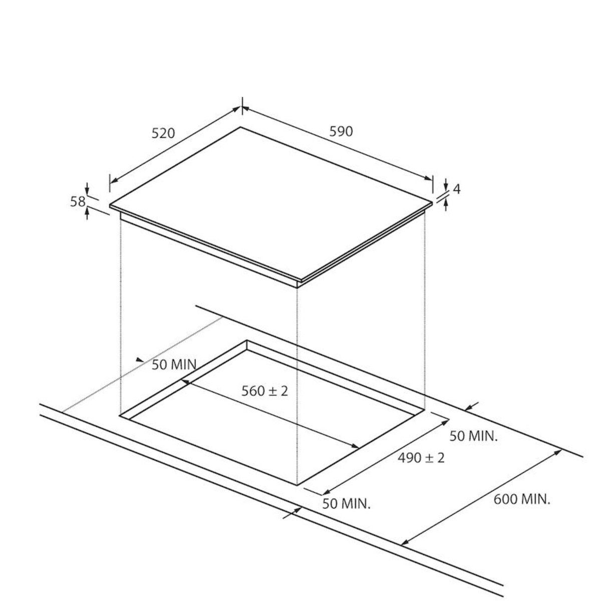Conjunto de horno pirolítico + Placa de inducción Candy - PCI26PCXCI633C Inox-2
