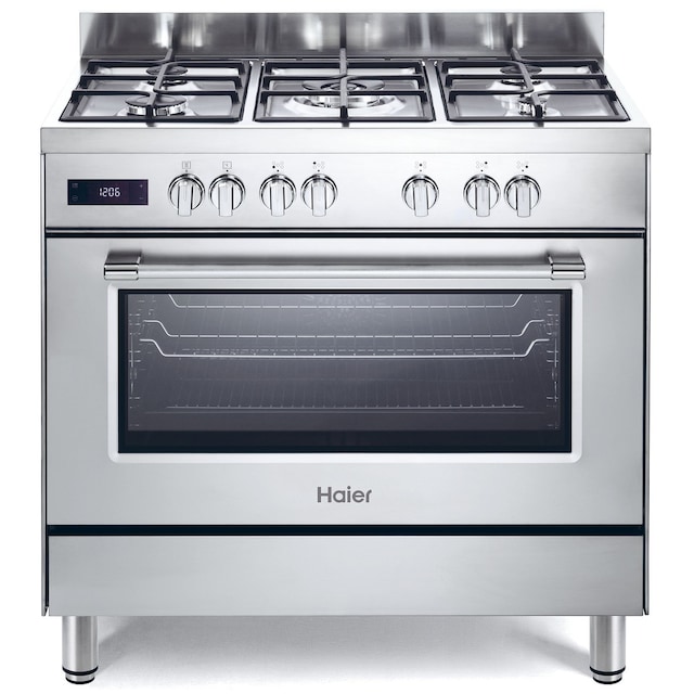 Imagen 0 de Cocina compacta Haier de 90 cm,  5 quemadores, horno eléctrico - HGM95TC1X