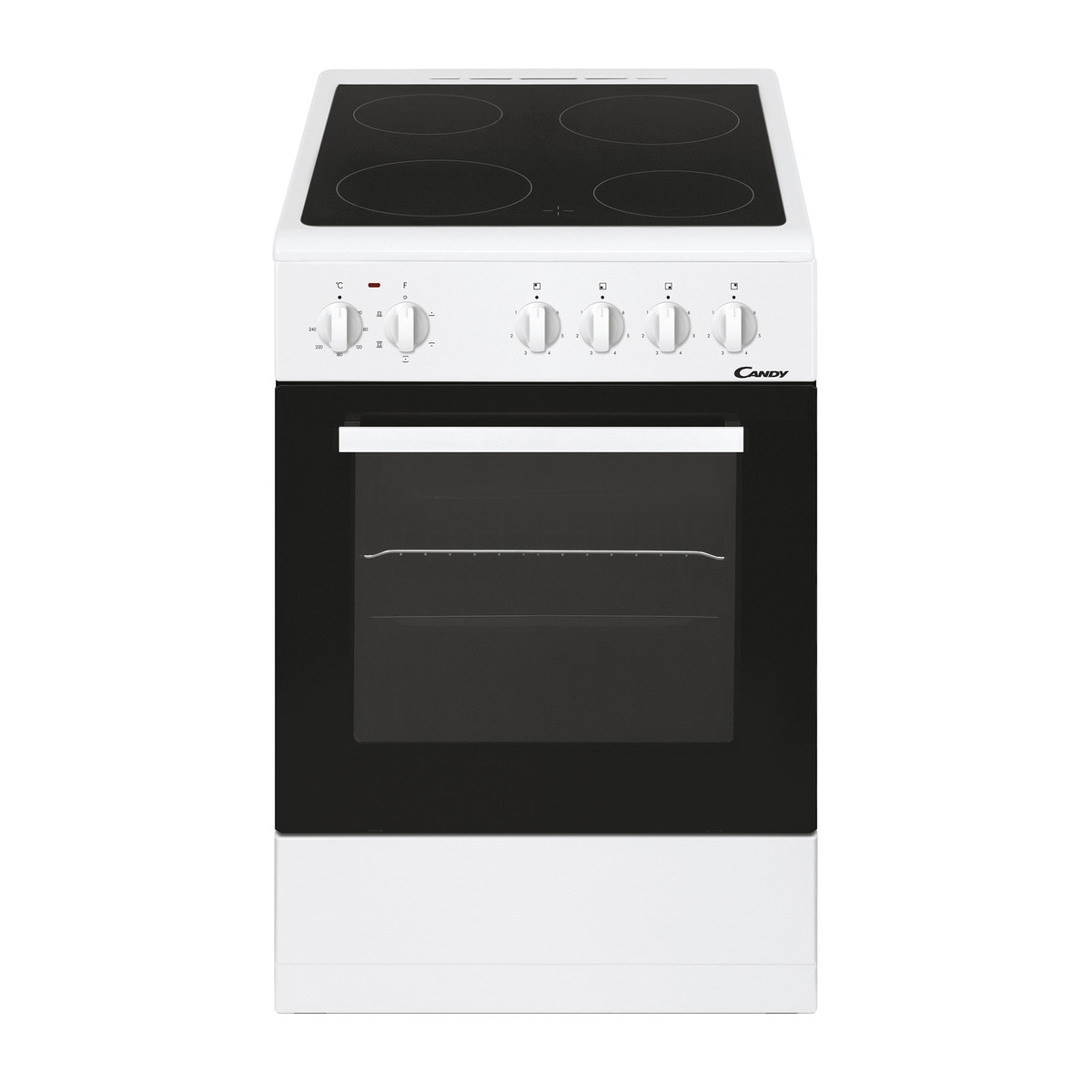 Imagen 0 de Cocina compacta Candy con placa vitrocerámica con 4 zonas y horno multifunción - CVE5436FEEW/E