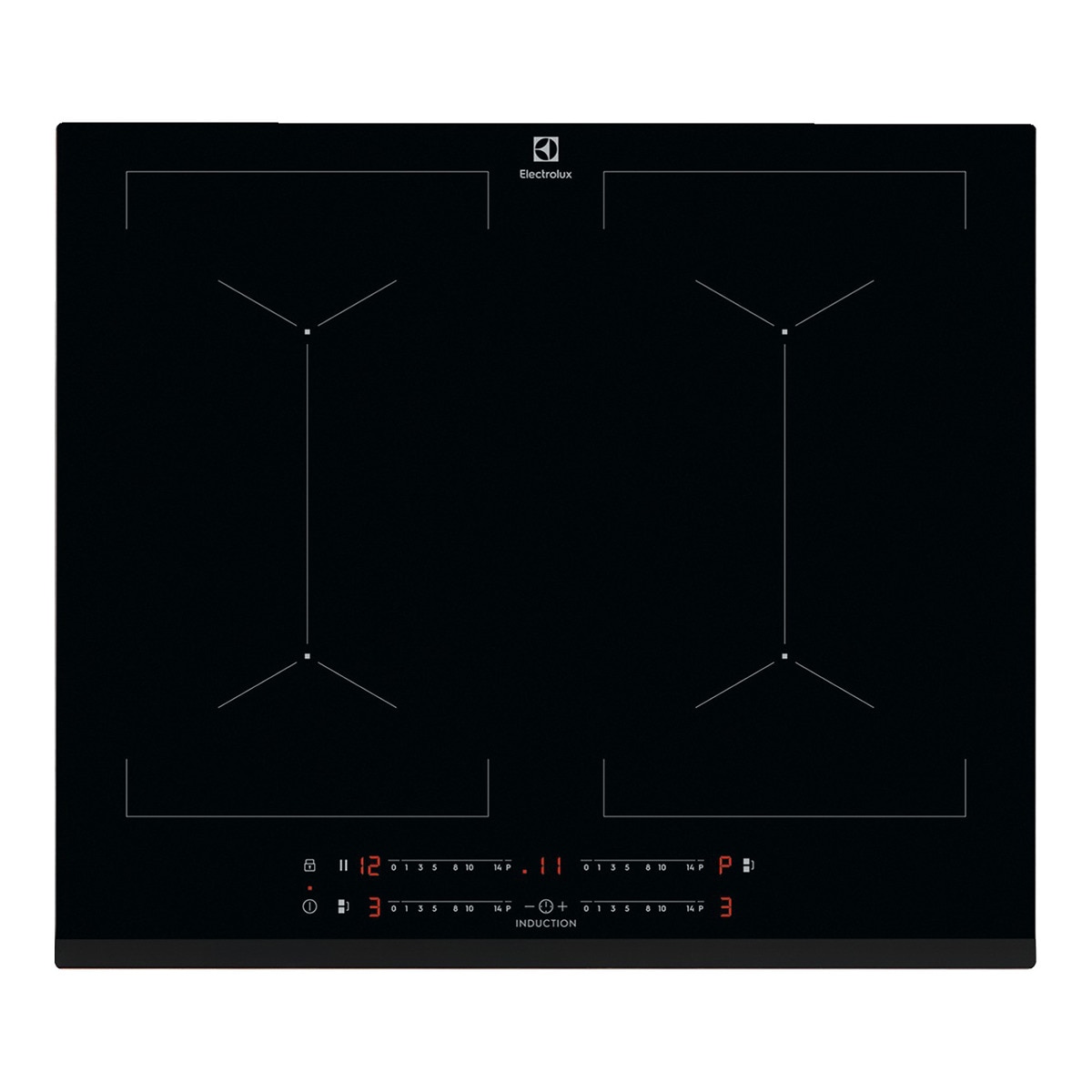 Placa de Indução Electrolux EIV644 MultipleBridge de 4 Zonas e de 60 cm - Preto Preto-1