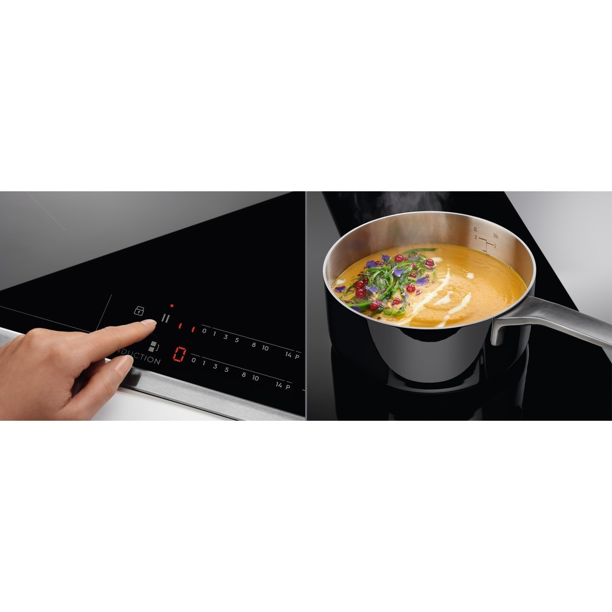 Placa de Indução Electrolux EIV644 MultipleBridge de 4 Zonas e de 60 cm - Preto Preto-7