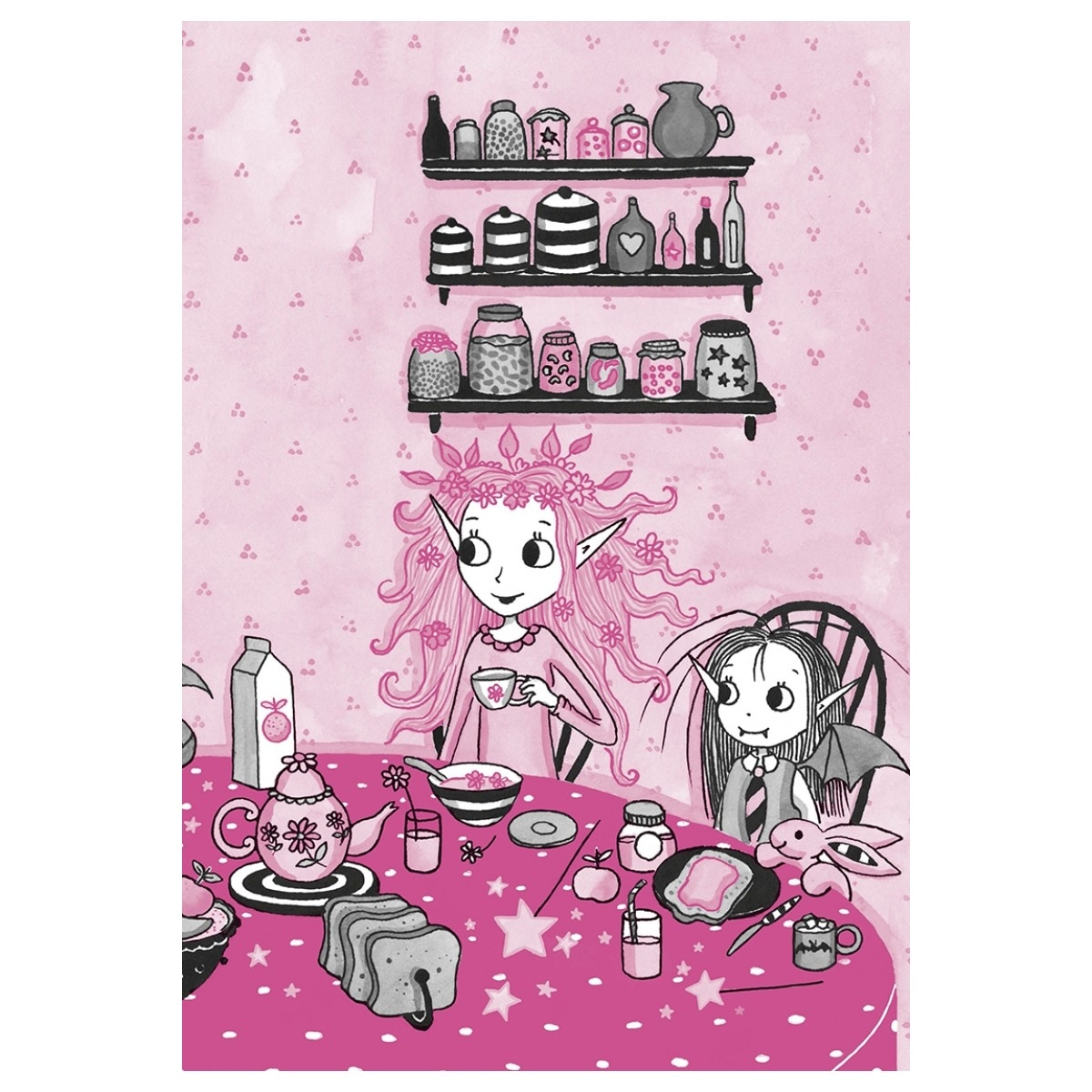 Isadora Moon 8 - Isadora Moon va a una fiesta de pijamas: ¡Un libro mágico con purpurina en la cubierta!  (Tapa blanda) 3