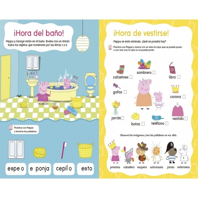 Peppa Pig. Primeros aprendizajes - Escribo con Peppa (Capa mole) 3