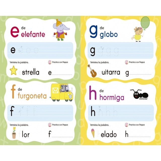 Peppa Pig. Primeros aprendizajes - Escribo con Peppa (Capa mole) 4