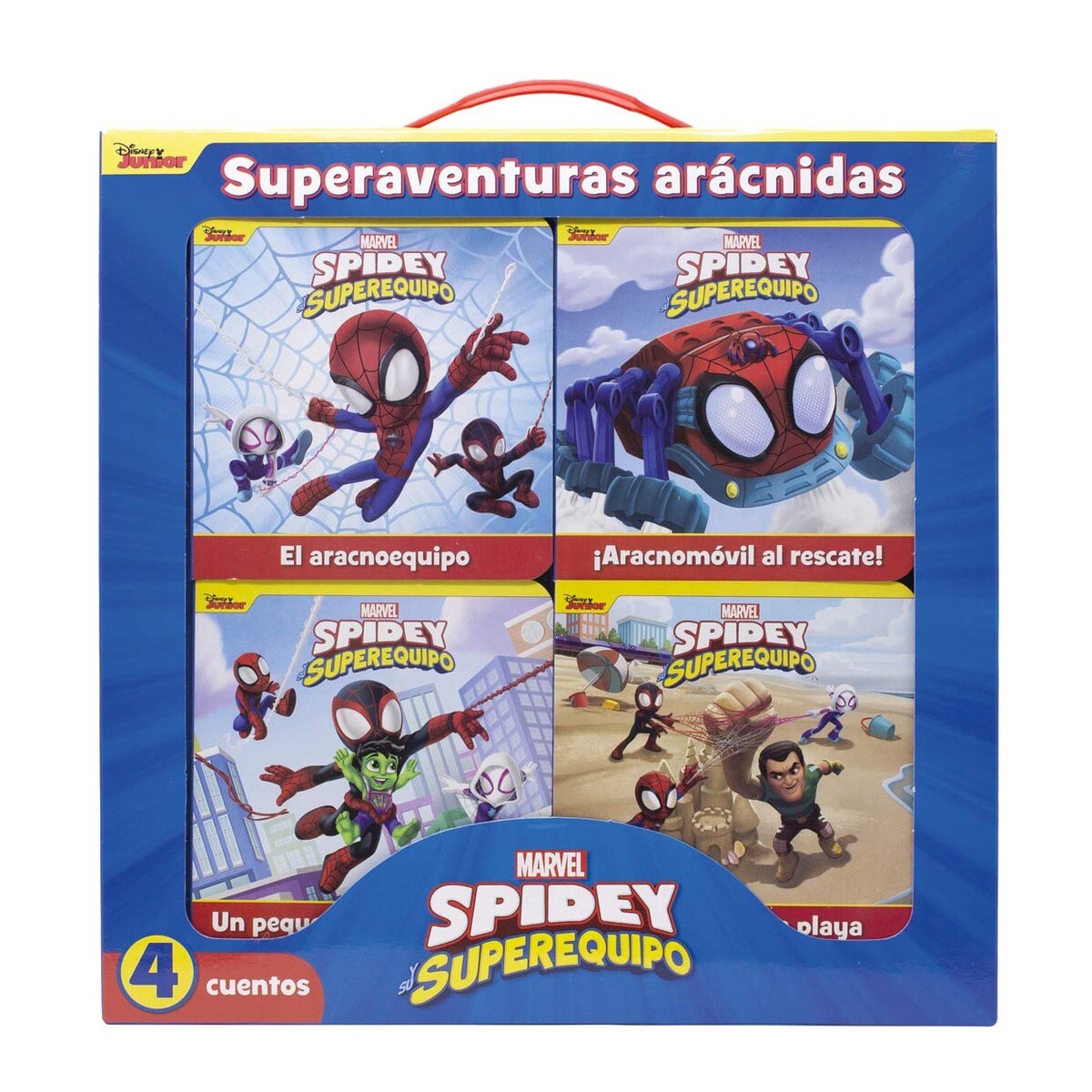 Spidey y su superequipo. Superaventuras arácnidas: Maletín con 4 ...