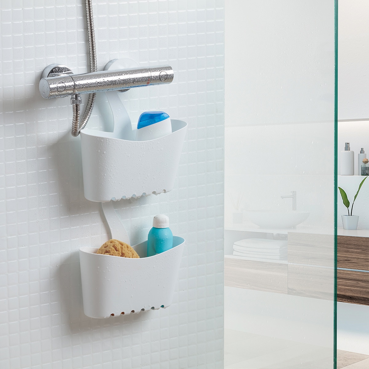 Cestillo de ducha Standard Tatay Blanco-4