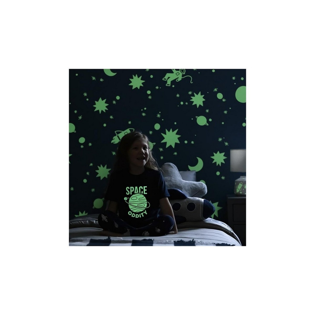 Vinil Adesivo Removível Fluorescente Glow in The Dark (30,5cm x 61cm) 9