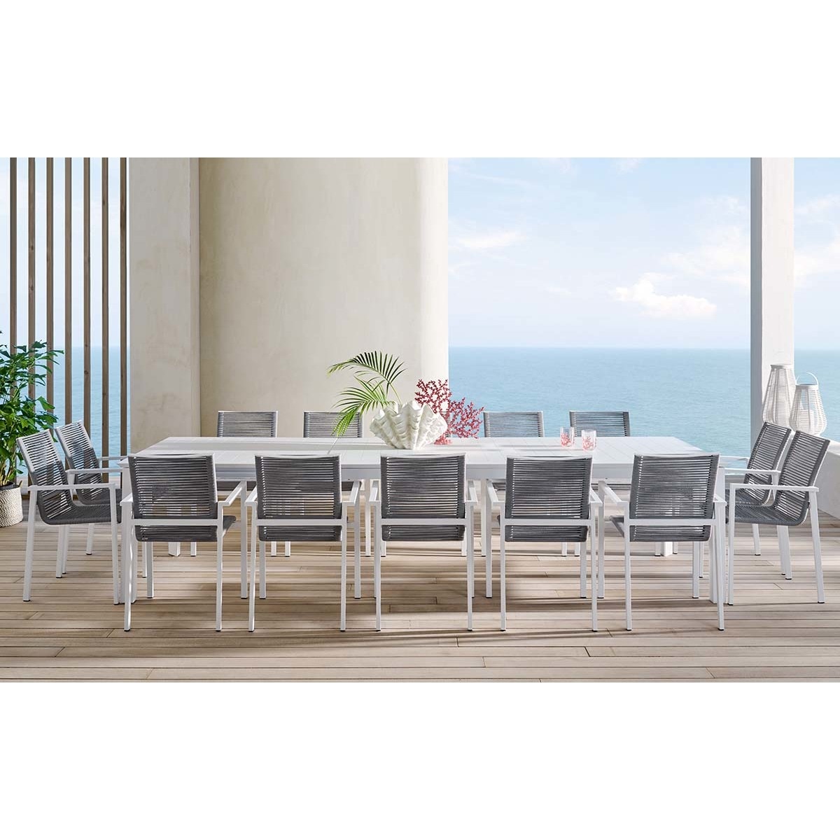 Colección de comedor de jardín mesa Chicago y sillón New Madison el Corte Inglés 2