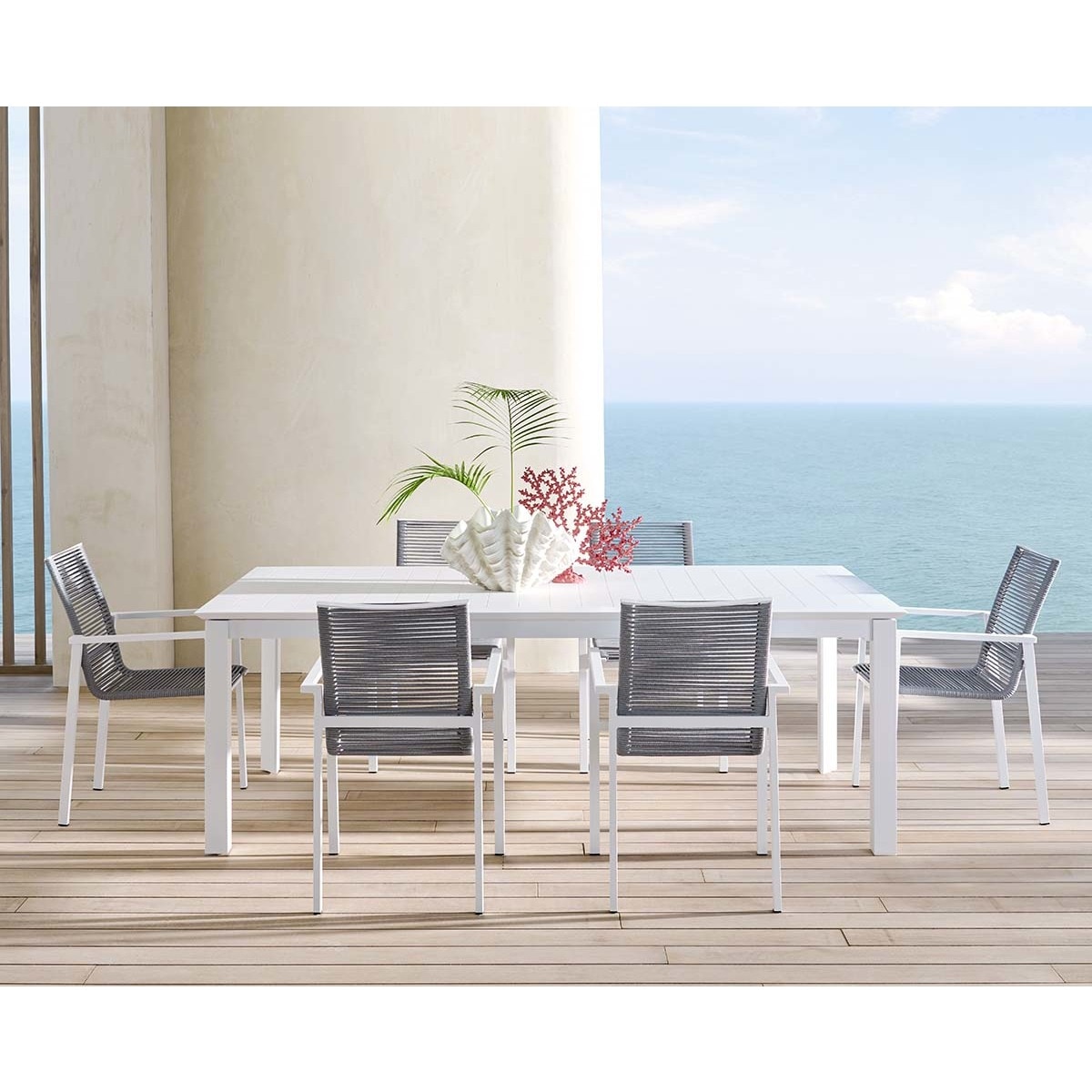 Colección de comedor de jardín mesa Chicago y sillón New Madison el Corte Inglés 1