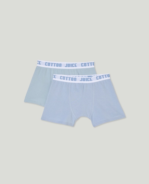 Imagen 0 de Pack de dos bóxers de niño en color liso
