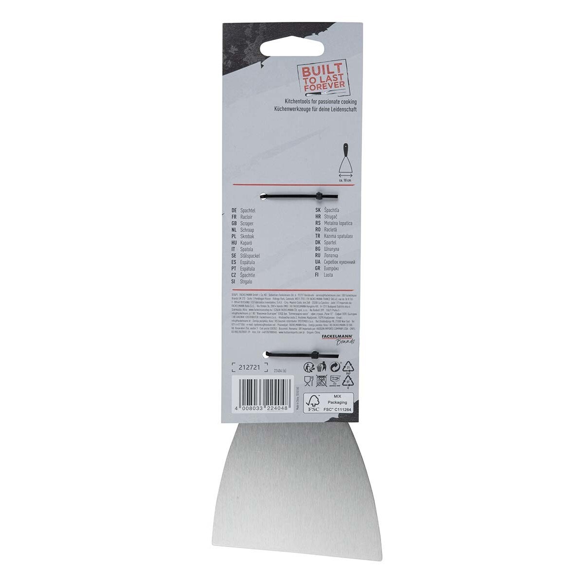 Espátula Profesional Fackelmann Acero-8