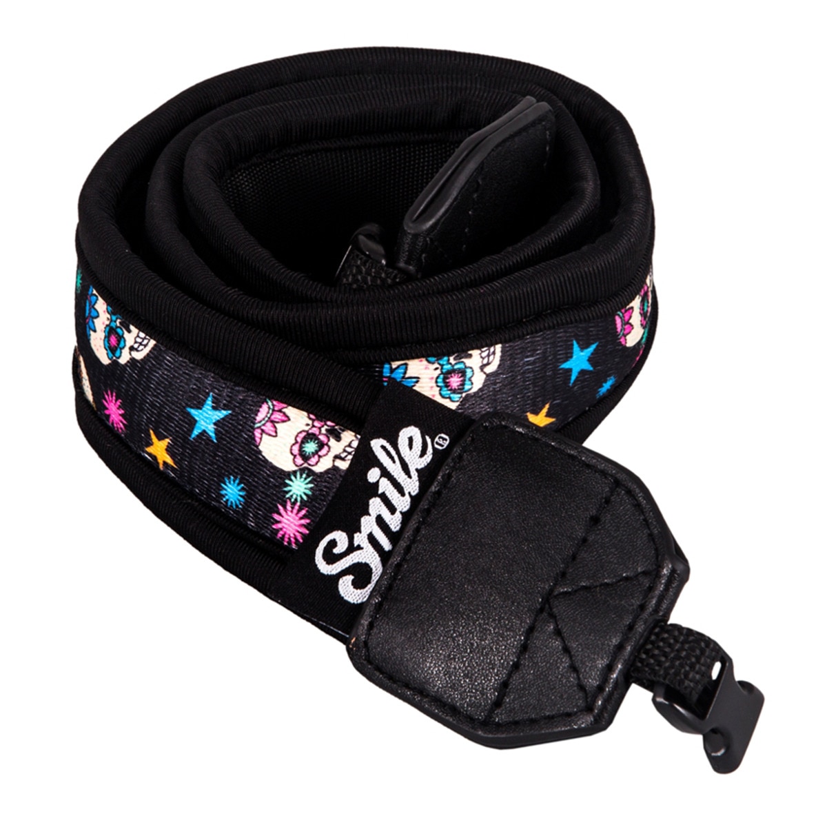 Imagen 0 de Correa para cámara Smile Tequila Negro con calaveras