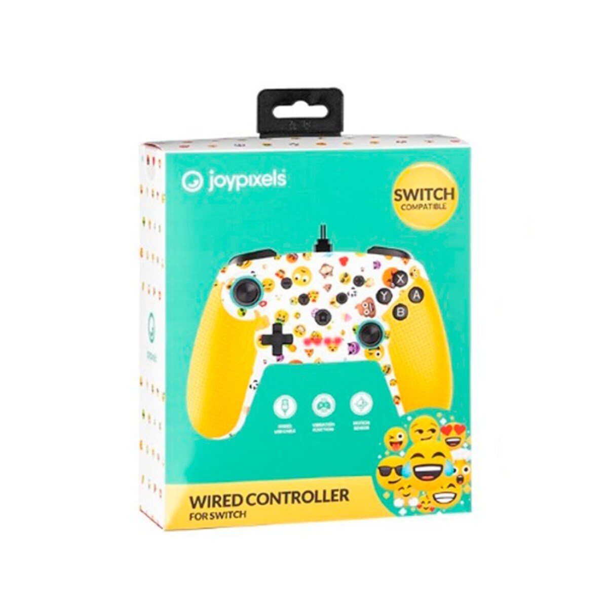 Comando com Fios Indeca NTSIA0643 Joypixels Nintendo Switch Vermelho-1