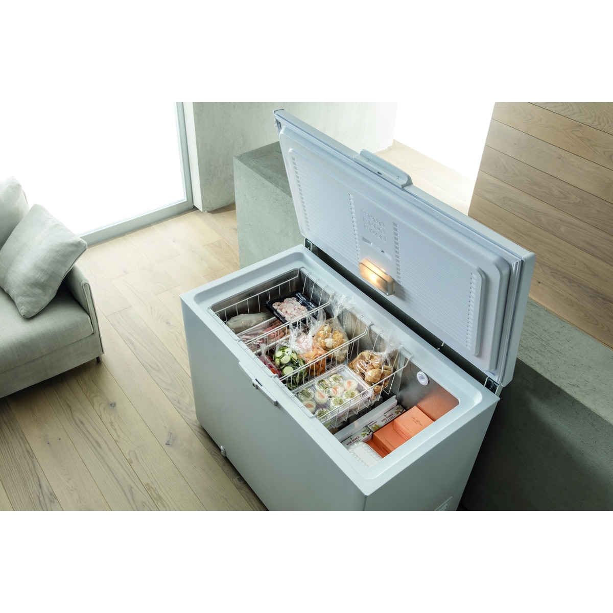 Arca Congeladora Horizontal Whirlpool WHE2535 FO 2 com Descongelação Manual - Branco Branco-4