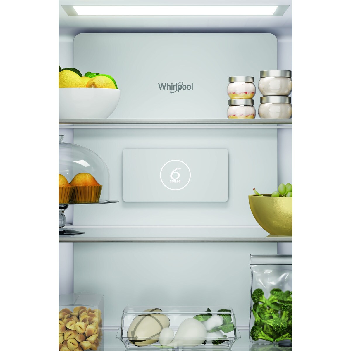 Frigorífico Americano Whirlpool WQ9 B2L EF de 4 Portas Total No Frost de 187,4 cm - Inox Look Inox-4