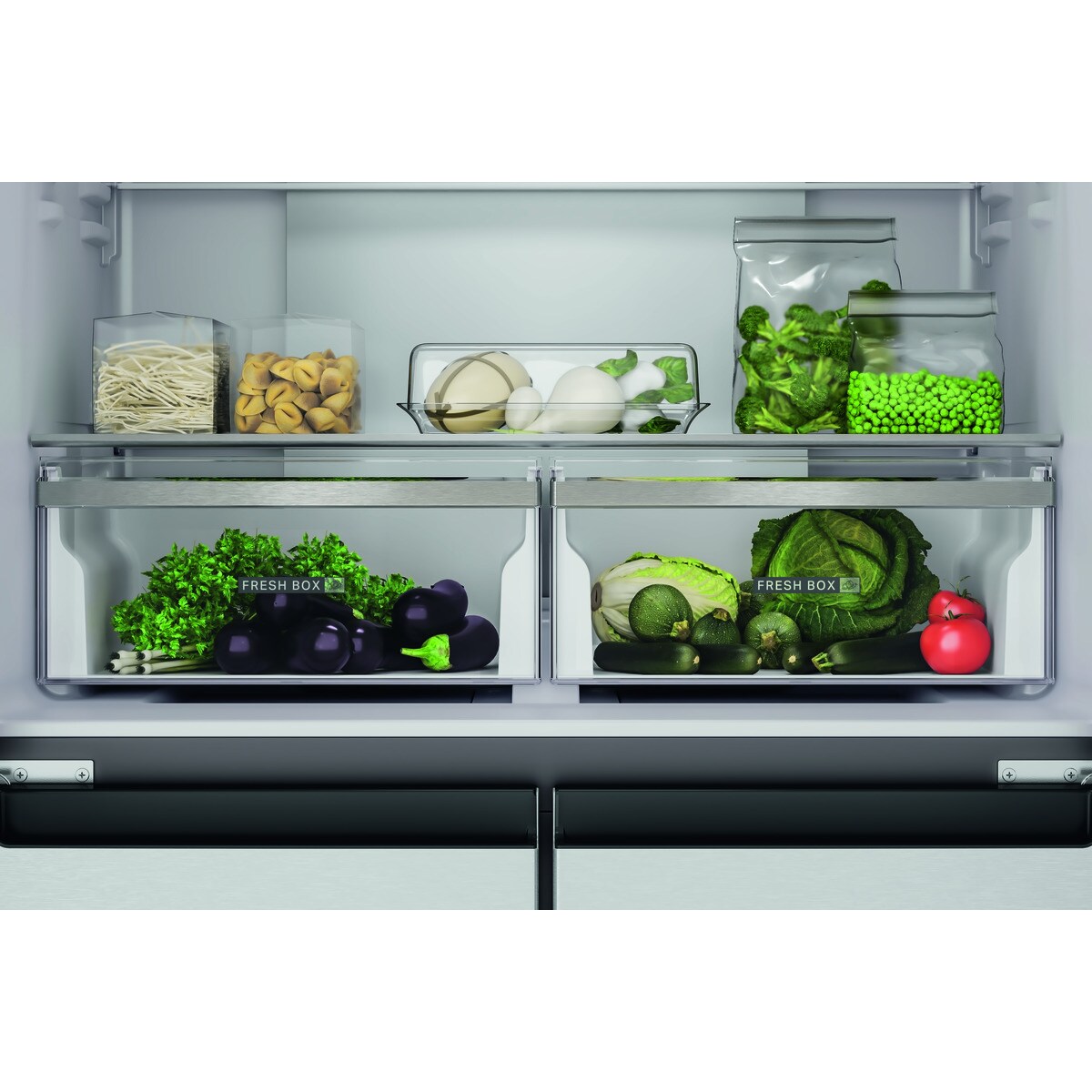 Frigorífico Americano Whirlpool WQ9 B2L EF de 4 Portas Total No Frost de 187,4 cm - Inox Look Inox-3