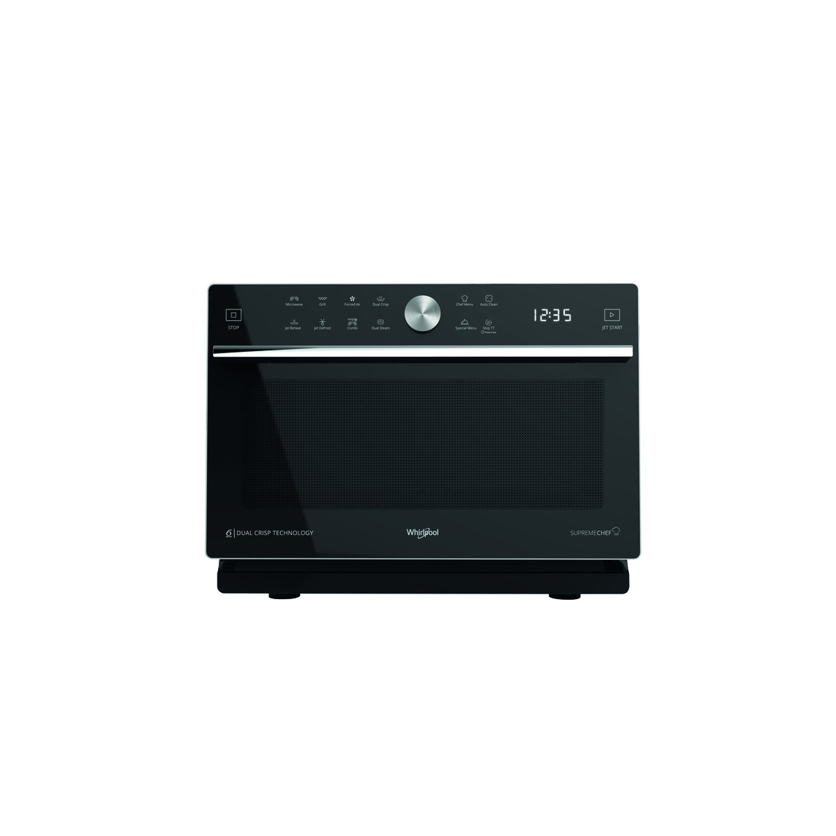 Microondas convección Whirlpool 33 litros, con grill - MWSC 933 SB Negro-2