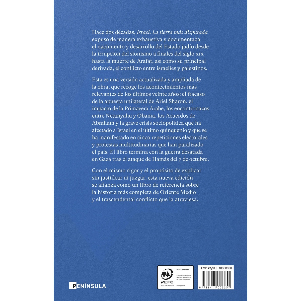 Israel. La tierra más disputada: Del sionismo al conflicto de Palestina (Capa mole com abas) 2