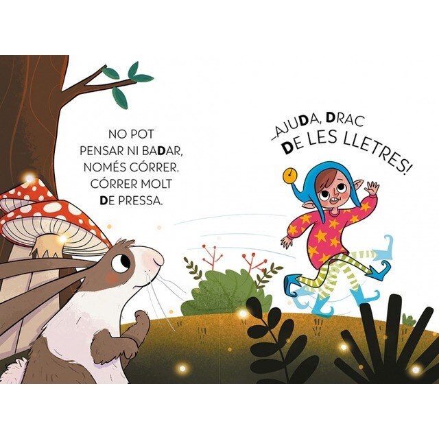 El drac de les lletres 3 - El follet Dídac, el drac Bernat i un problema... solucionat?: Aprèn a llegir amb MAJÚSCULES a partir dels 5 a (Capa mole) 2