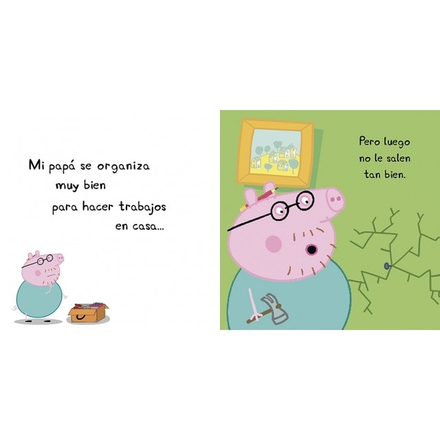 Peppa Pig. Libro de cartón - Mi papá: El regalo perfecto para el día del padre 3