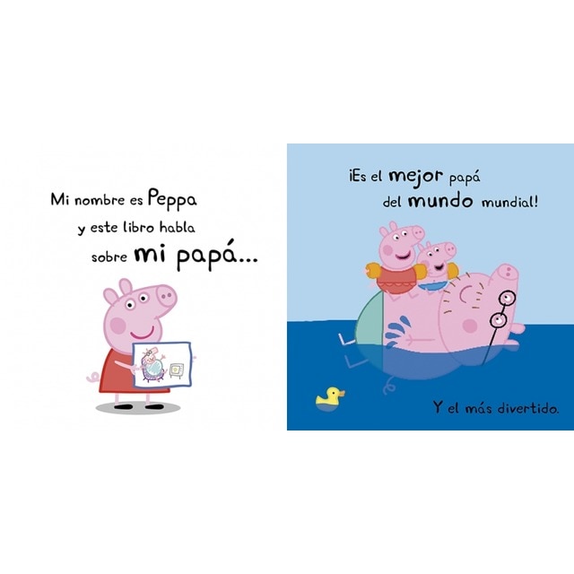 Peppa Pig. Libro de cartón - Mi papá: El regalo perfecto para el día del padre 2