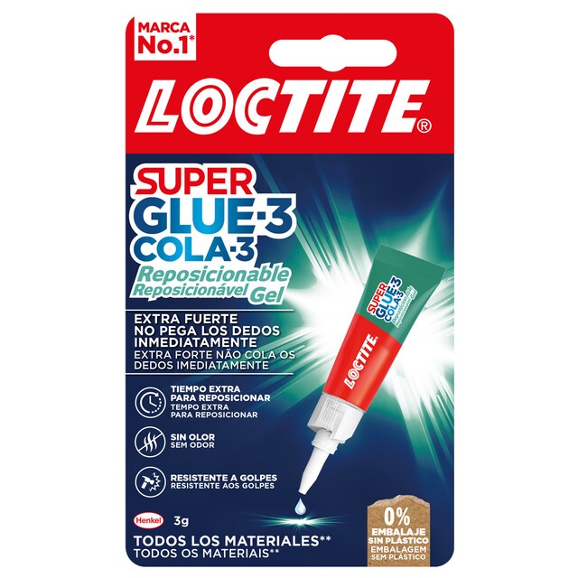 Imagen 0 de Pegamento Loctite SG-3 Reposicionable Gel 3g