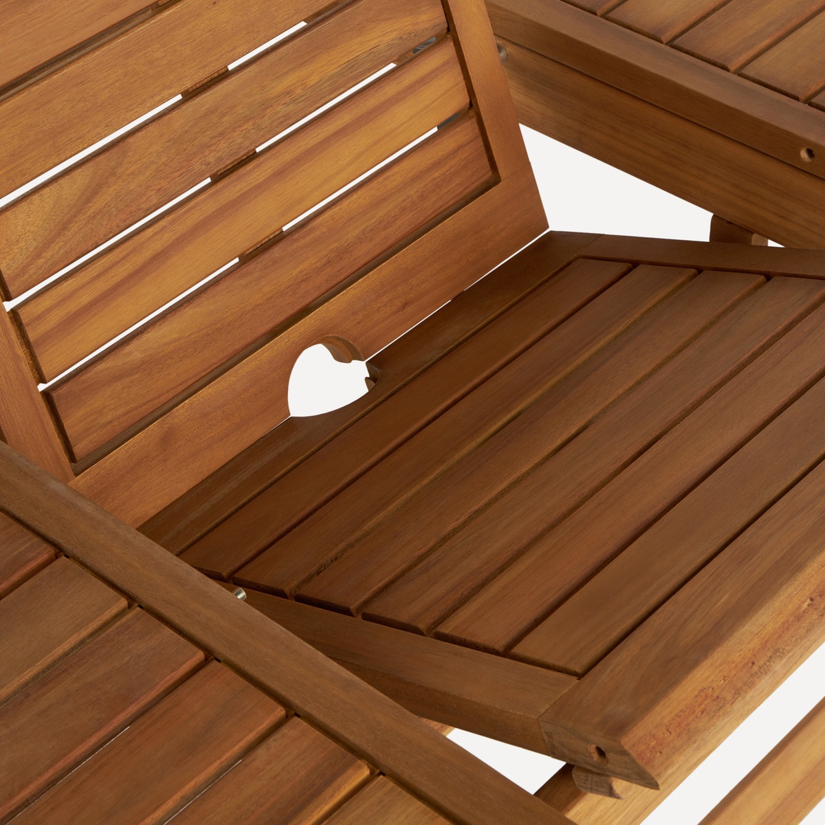 Mesa de jardín extensible y plegable de madera de acacia Baiona El Corte Inglés Natural-7