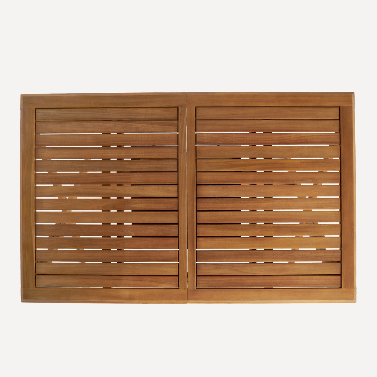 Mesa de jardín extensible y plegable de madera de acacia Baiona El Corte Inglés Natural-5