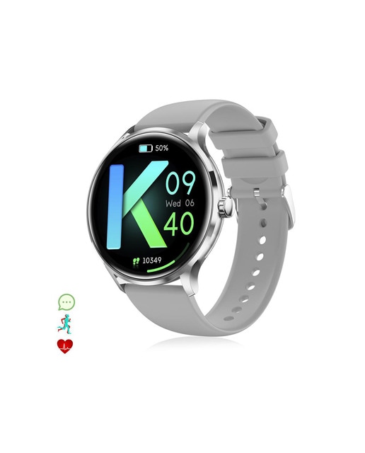 Imagen 0 de Smartwatch QS80 con llamadas BT, notificaciones push. Monitor deportivo y de salud, termómetro