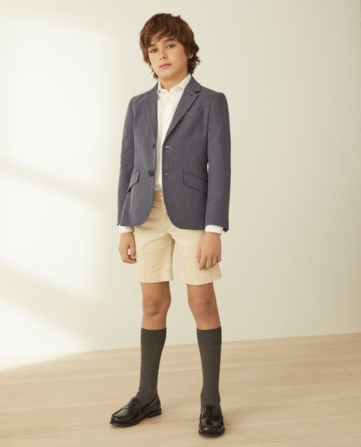 Imagem 0 de Bermudas Chino com Fecho à Frente