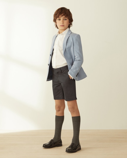 Imagem 0 de Bermudas Chino com Fecho à Frente