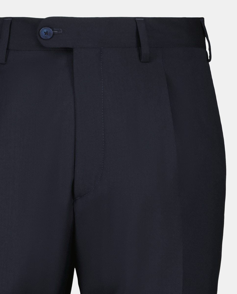 Calças de homem Azul-marinho-5