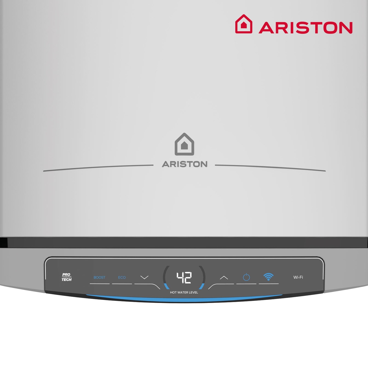 Termo eléctrico vertical/ horizontal Ariston 80 litros - VELIS DRY WIFI 80 GRIS WIND 39-7