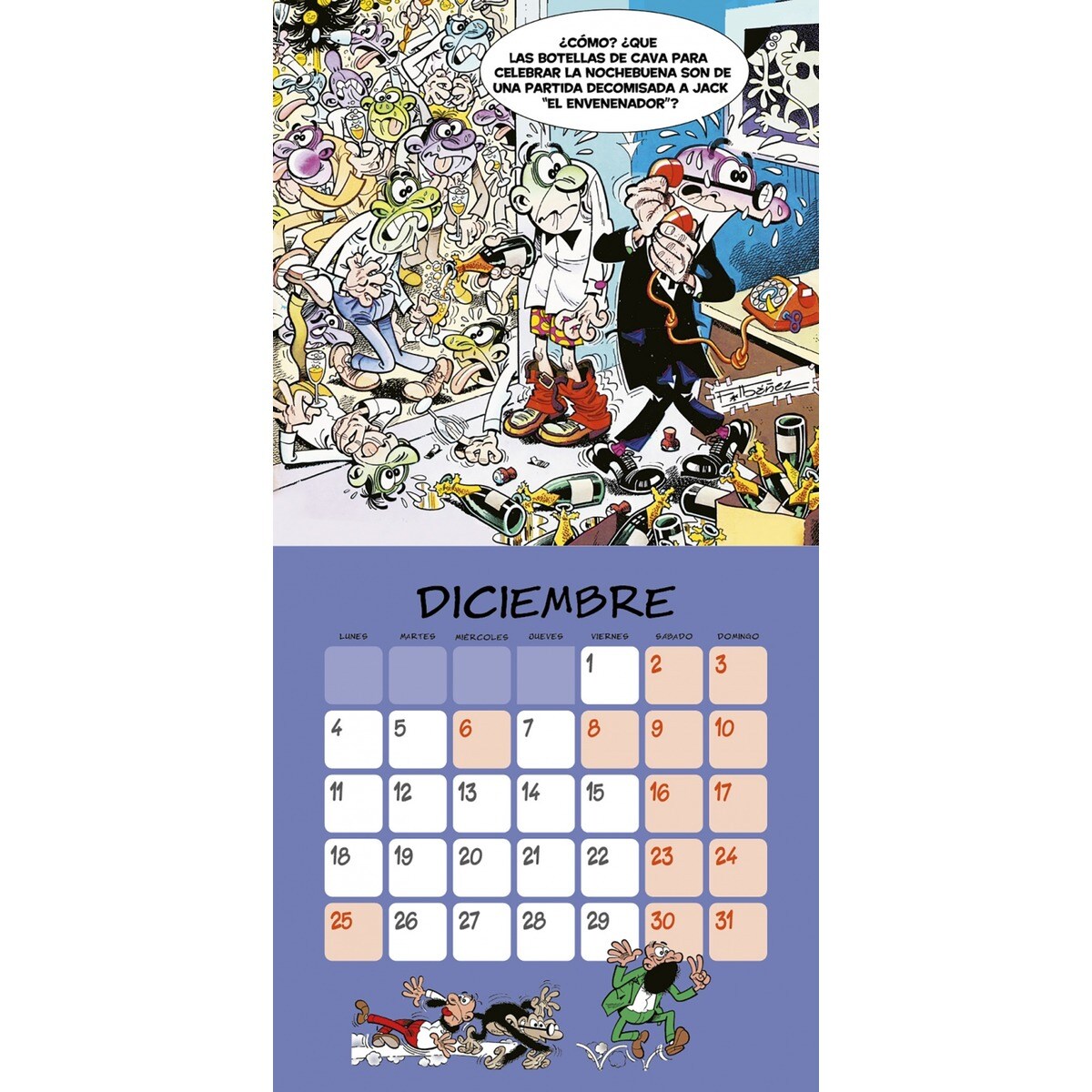 Calendario Mortadelo y Filemón 2023 (Capa mole) 3