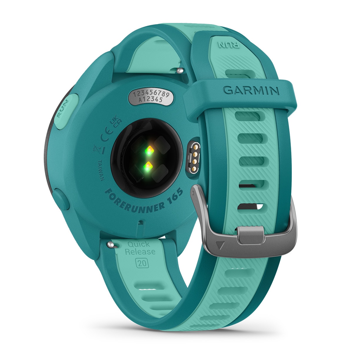 Relógio Smartwatch Forerunner 165 Music Turquesa-11